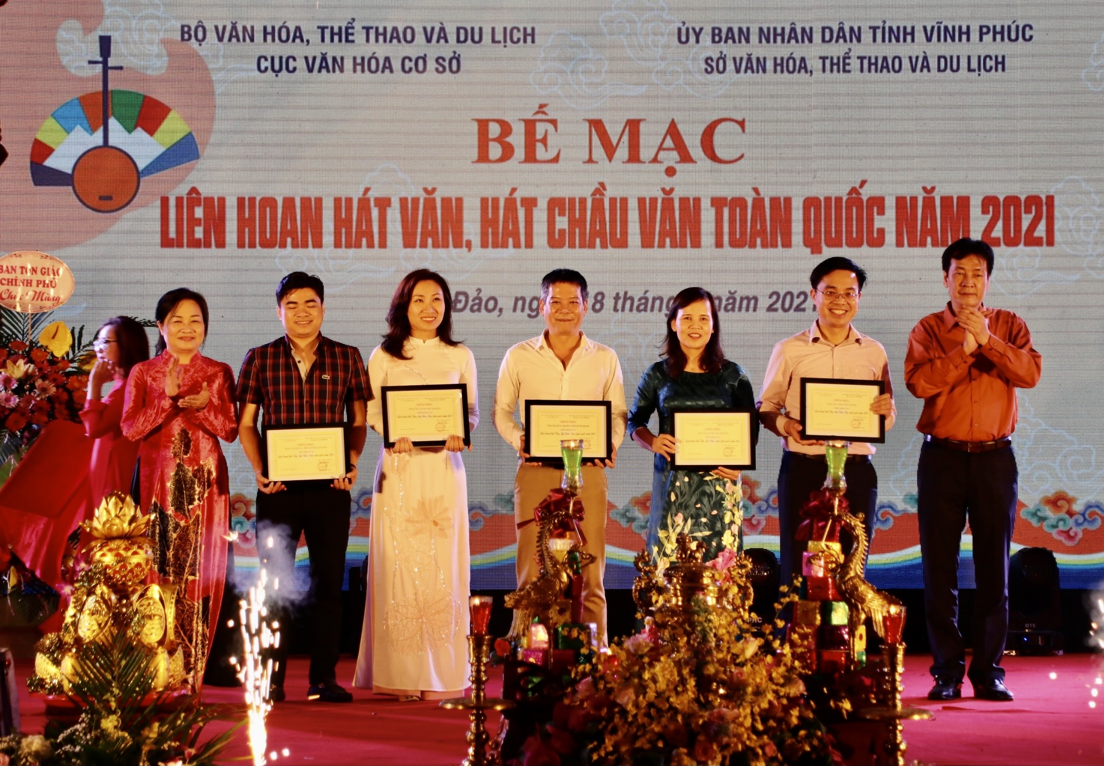 Trao 5 chương trình xuất sắc tại Liên hoan hát văn, hát chầu văn toàn quốc